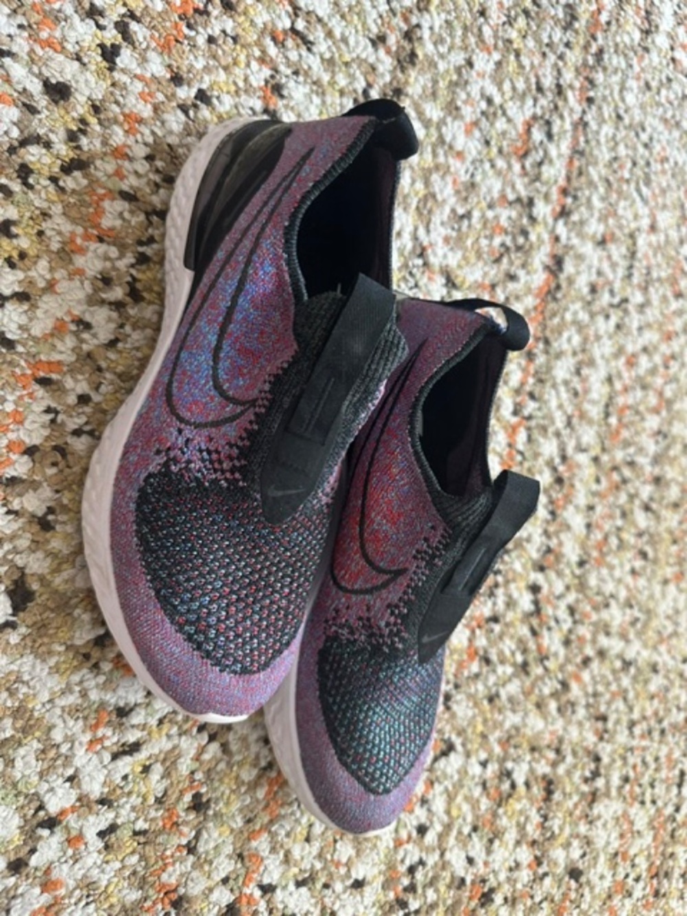Nike React Women's Purple and Black very light running shoes size 6.5 Women's